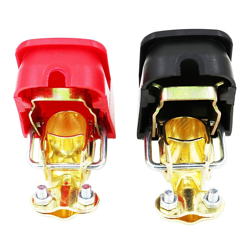 2PCS 12V Battery Quick Release Connectors Battery Quick Disconnect Terminals Battery Connector Switch 1PC Positive +1PC Negative: Default Title