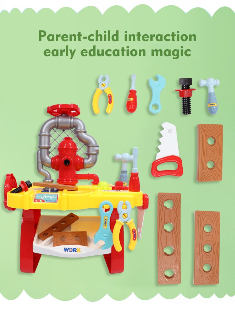 T205 Kinderen Tool Tafel Simulatie Reparatie Tools Plastic Speelgoed Simulatie Educatief Techniek Speelgoed Voor Kinderen
