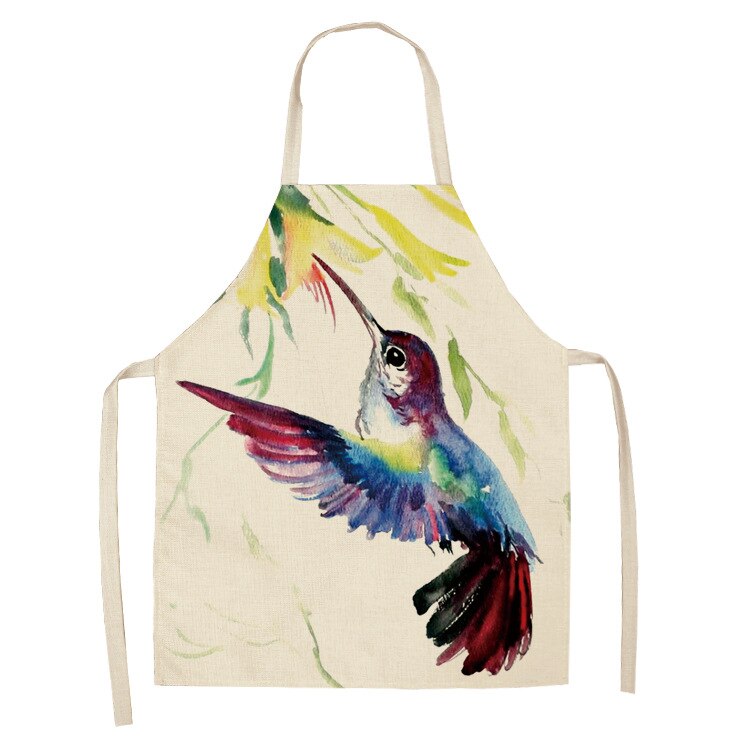 1 Pcs 38x47cm Kitchen Aprons for Women Linen Bibs Household Cleaning Apron Home Waterproof Chefs Cooking Baking Apron for Child: 4 / 55x68cm