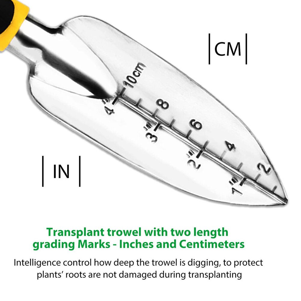 4pcs Handheld Flower Planting Scale Trowel Shovel Rake Gloves Gardening planting Tools Set