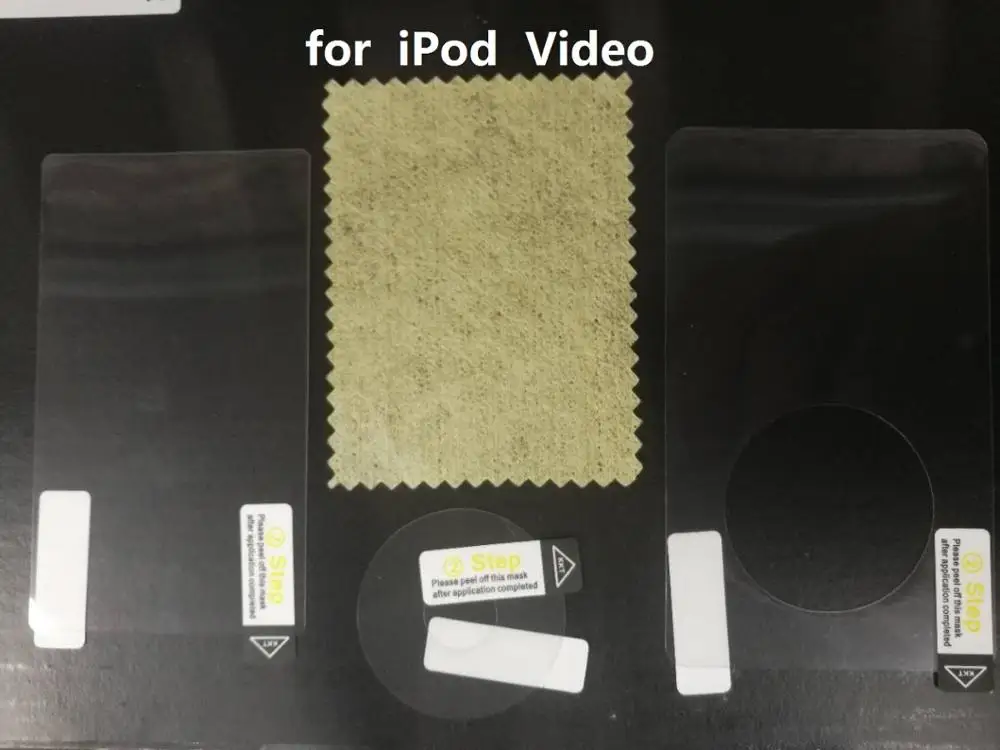 Ultratunt mjukt och genomskinligt skärmskydd för apple ipod classic 6th 80gb 120gb 7th gen 160gb , skyddsfilm fram- och bakfilm