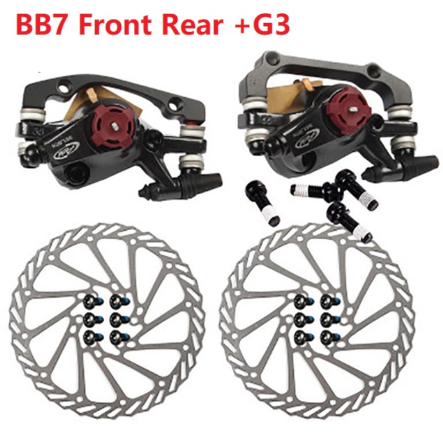 SRAM Avid BB7 BB5 Bicycle Brake MTB Mountain Line Pulling Bike Front Rear Mechanical Disc Brake With G3 160mm Cycling Parts