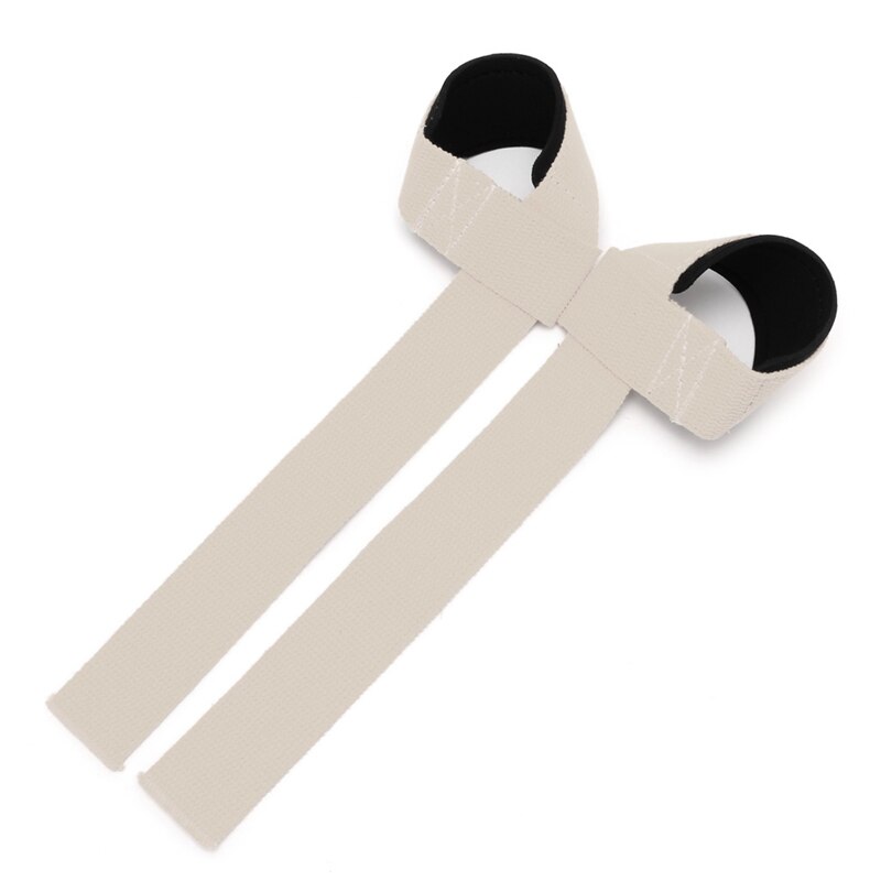 Pro Gym Training Weight Lifting Powerlifting Hand Wraps Wrist Strap Support L43E: Light Yellow