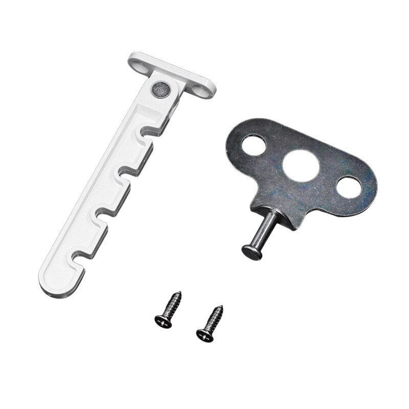 Window Limiter Latch Position Stopper Casement Wind Brace Home Security Door And Windows Sash Lock Child Safety Protection: Default Title