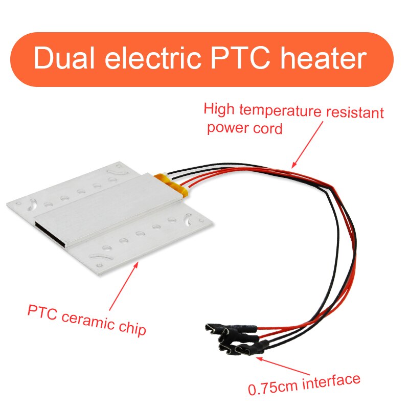1pcs PTC Heater Element Aluminum Heating Plate Tablets Insulation Hair Dryer Air Heating Accessories 220V