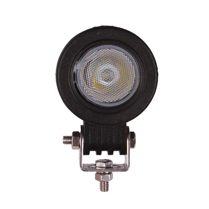 10W LED WORK LIGHT OFFROAD 12V 24V CAR MOTORCYCLE BICYCLE SUV TRUCK ATV UTE AWD 4X4 WAGON CAMPER AUXILIARY DRIVING HEADLIGHT: ROUND FLOOD BEAM