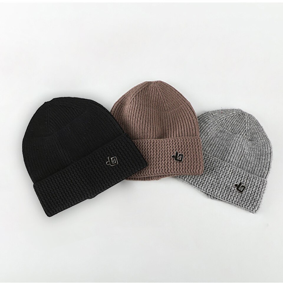 dla obu płci czapki zimowe robione na drutach zagęścić dzianiny wełniane wspinaczka kapelusz kolarstwo na świeżym powietrzu wiatroszczelna cieplej miękkie czapki mężczyźni kobiety czapka z dzianiny