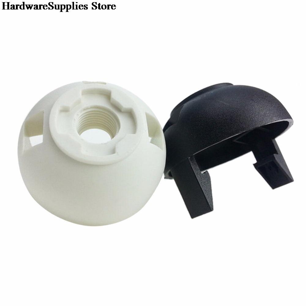 2Pcs 250V 4A E27 Lamp shade Ring for E27 Light Bulb Base Plastic Full Screw Lamp Holder Pendant Socket 2colors