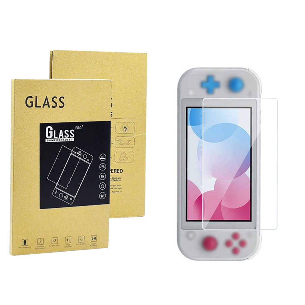 Pour Switch Lite protecteur d'écran verre trempé Film protecteur bord arrondi verre protecteur d'écran pour Nintendo Switch Lite