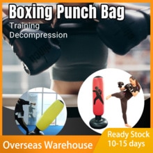 3 Colors Vertical Inflatable Boxing Bag PVC Thickening Boxing Pillar Tumbler Fight Column Punching Bag Fitness Tool
