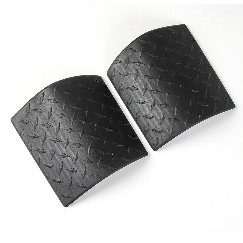 2x musta koppa luotiliivit kannen timantti levy leikata 2007 jeep wrangler jk
