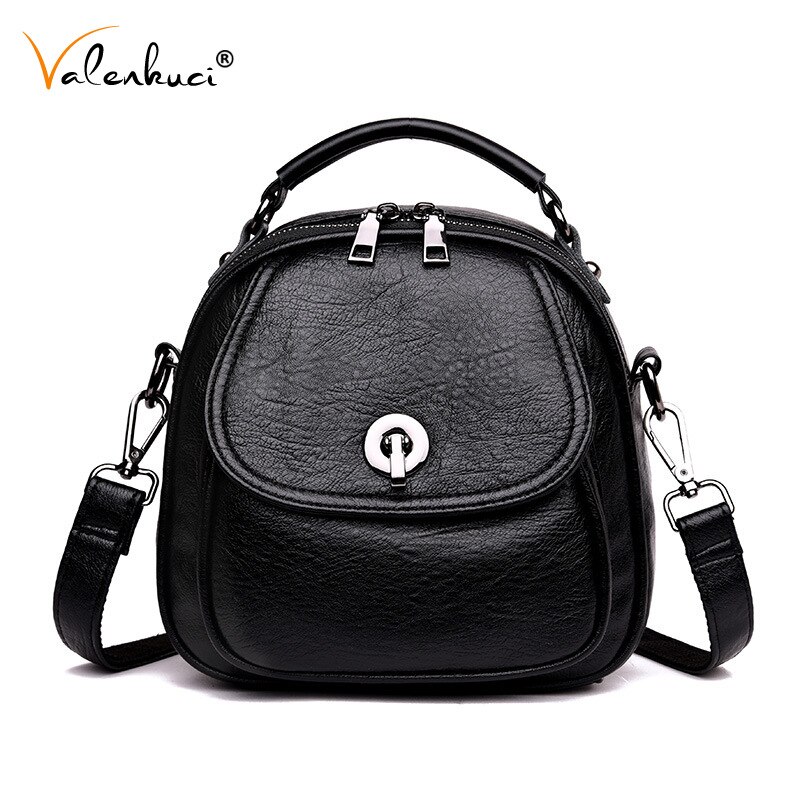 Dames leren handtas, mooie kleine tas, crossbody, casual schoudertassen voor vrouwen, eenvoudige messenger portemonnee, mochilas mujer
