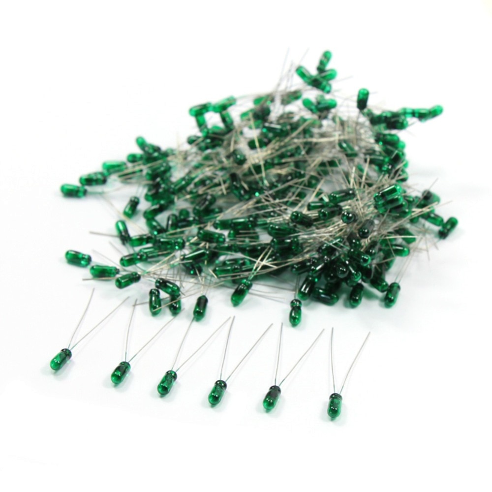 200Pcs 3Mm 6V Mini Graankorrel Bollen Gemengde Kleur Rood Geel Blauw Groen Warm Wit MP00 model Trein Ho Railway Modellering