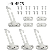 4X UPVC Window Restrictor Safety Catch Door Ventilator Child Baby Security Lock Chain Lock Window Cable Lock Restrictor: Left