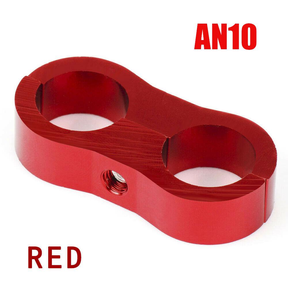 1pc an4/an6/an8/an10 slange separator klemmefitting gas/olie/brændstofledning slange endefitting;: An10 røde