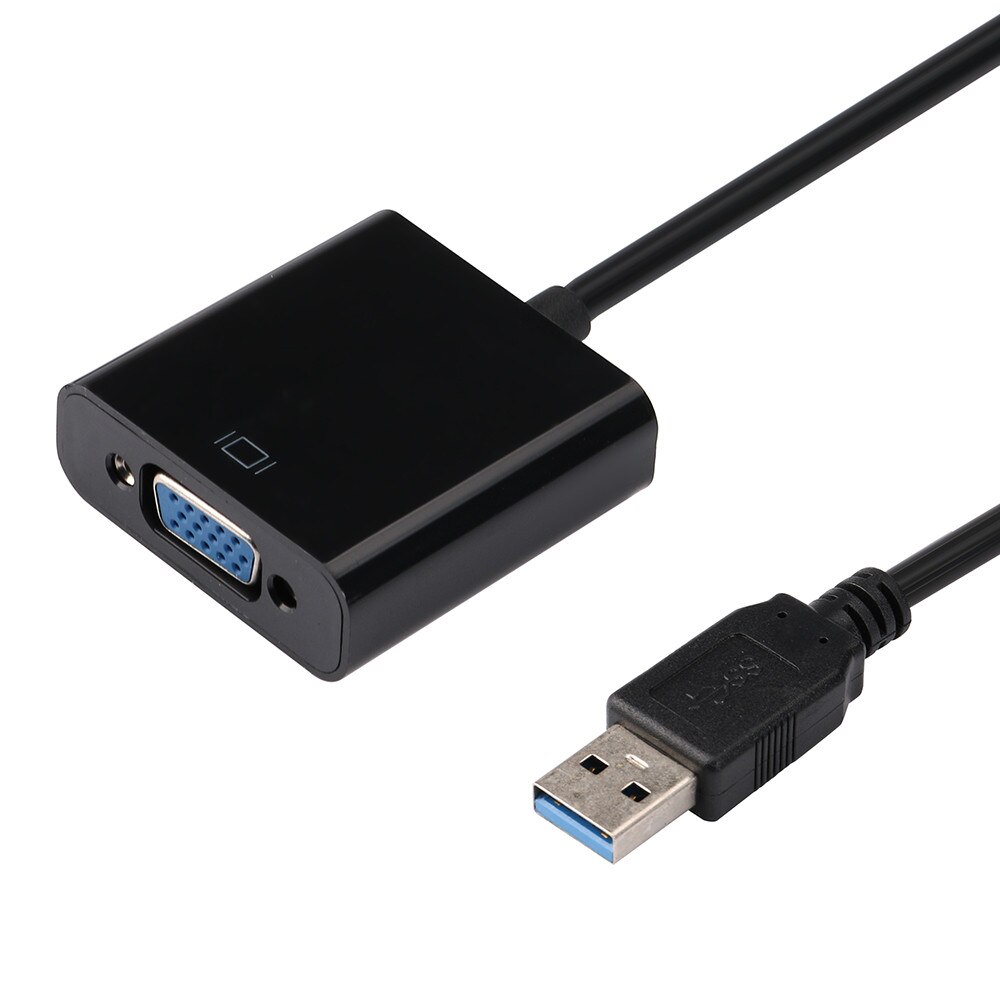 USB 3.0 To VGA External Graphic Card Video Converter Adapter For Win7/8/10 1080P for PC Laptop USB 2.0/3.0 input