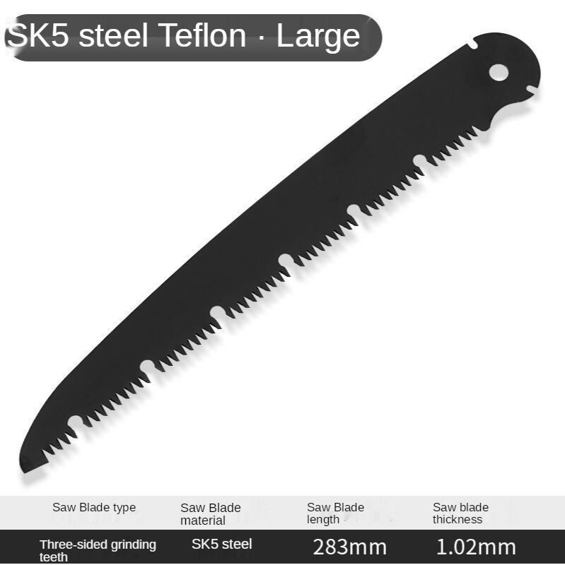 Sierra plegable afilada para árboles, sierra Manual para talar árboles y talar madera, pequeña, Universal: Plata