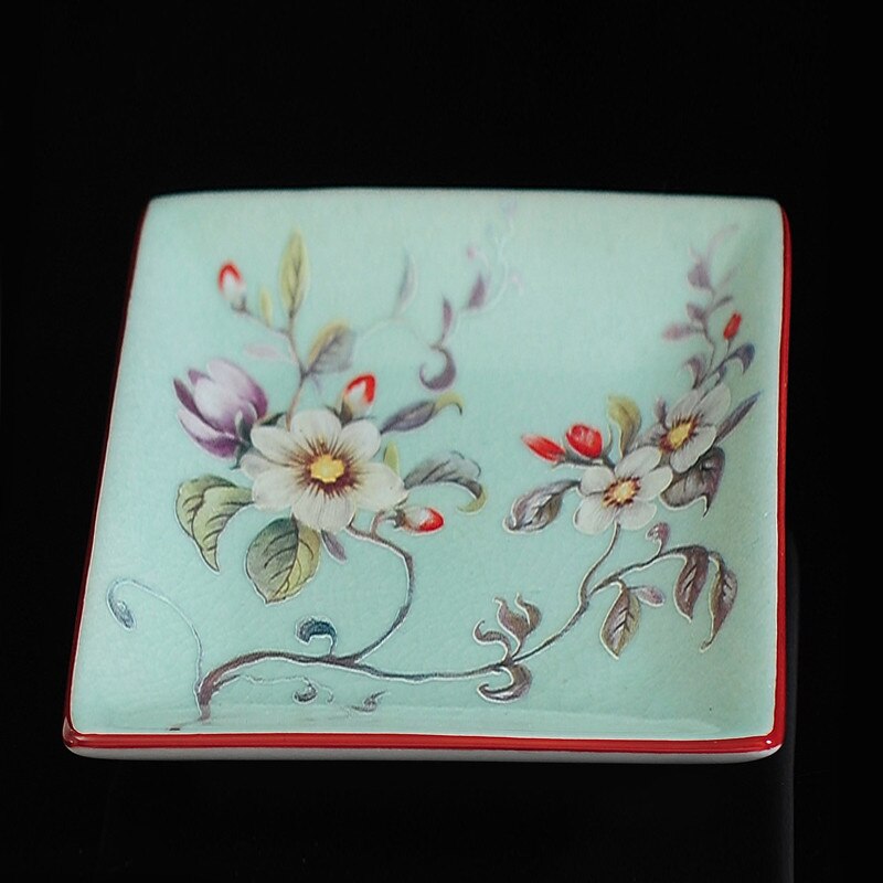 Keramiek &amp; Porselein Zeepbakjes/Lade Douche Case Hotel Huishoudelijke Container Opbergdoos Vierkante Vorm Bad Accessoires Clean Tool