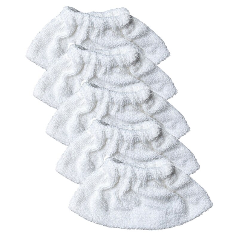 5 stuks borstelkopafdekking voor kärcher  sc2 sc3 sc4 sc5 stoomreiniger accessoire: Default Title