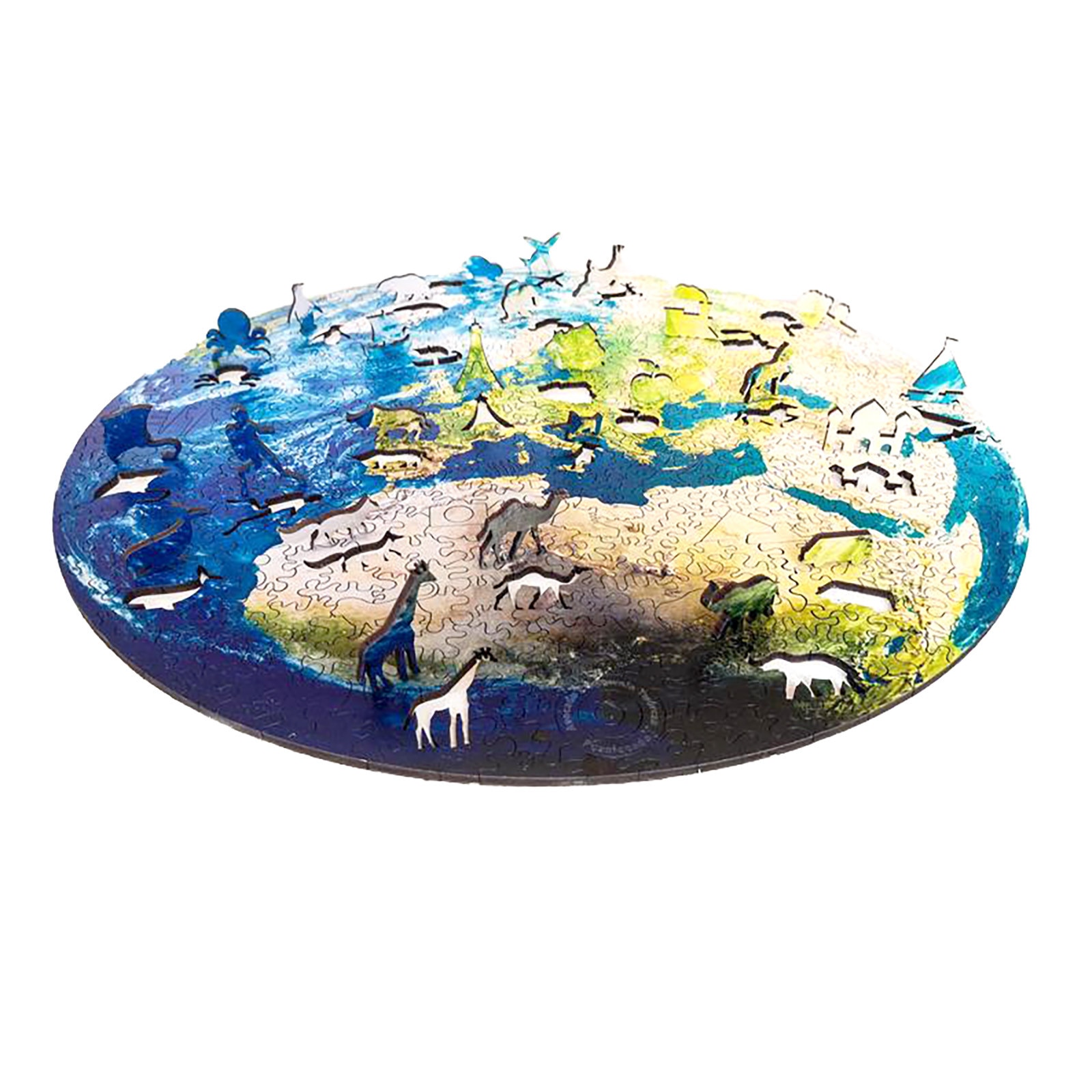 1000 Stuks Legpuzzels Educatief Speelgoed Landschap Kinderen Voor Volwassenen Puzzel Ronde Space Stars Game Speelgoed Aarde Maan A3Y6