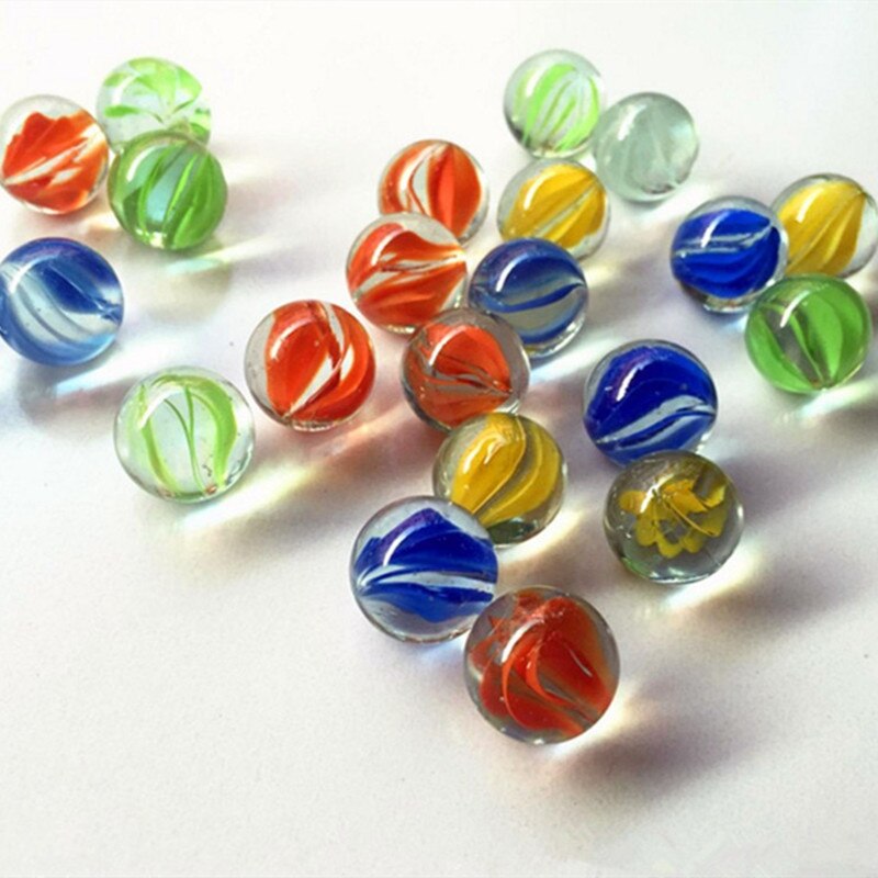 20 piezas de bolas de cristal de 25mm para decoración del hogar, máquina de Pinball, canicas transparentes, dijes, jarrón, juguetes de acuario para niños, adultos