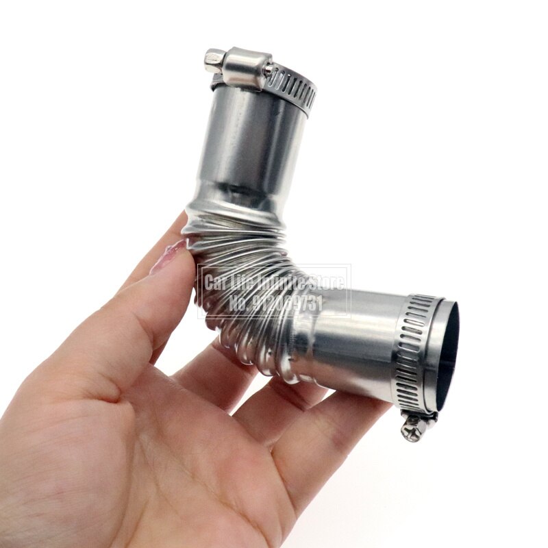 24mm Ellenbogen Rohr Luft Diesel- Standheizung Auspuffrohr Anschluss W/Klemmen Für Eberspacher Für Webasto Stiefel Heizung