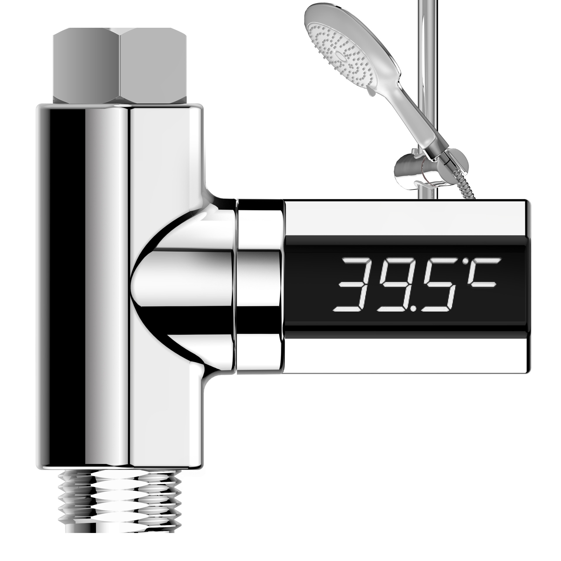 Led Display Celsius Water Temperatuur Meter Plastic 360 Graden Rotatie Elektriciteit Douche Thermometer