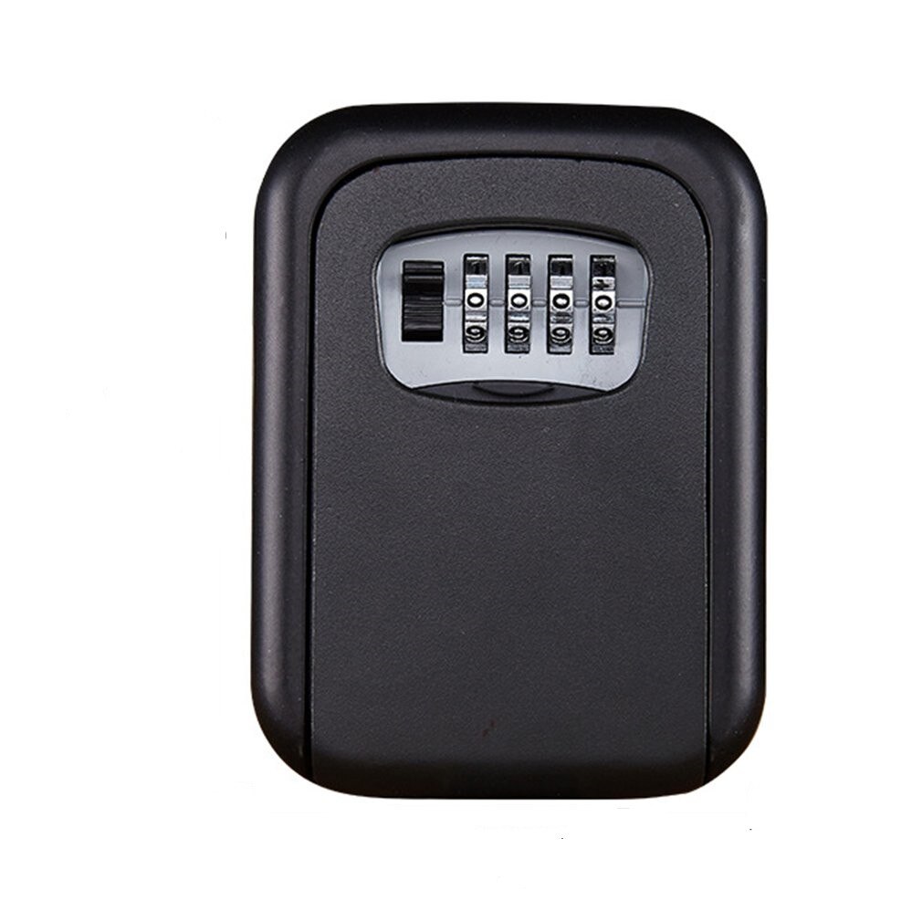Ideal For Key Storage With A Large Storage Space Renovation B&b Password Key Box Storage Wall Key Safe Deposit Box: Black