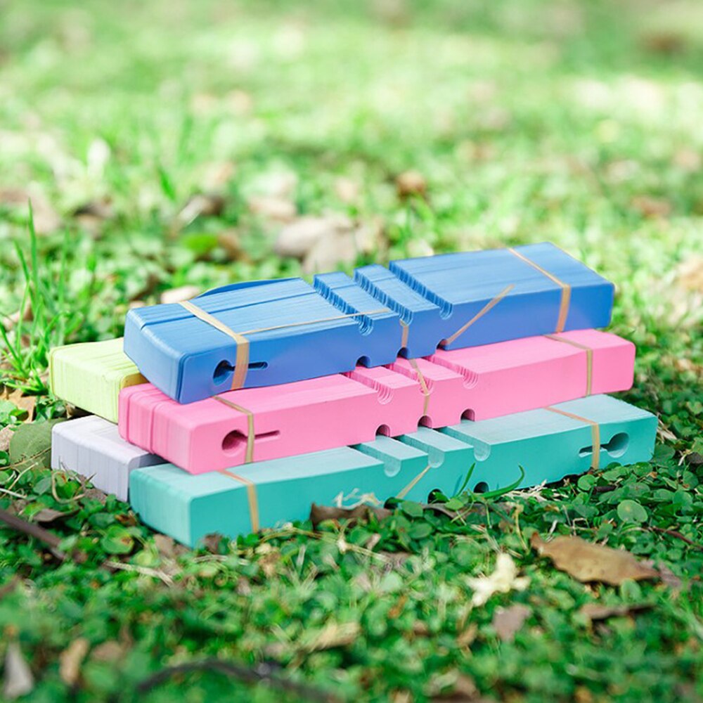 Multi-colori 50pz etichette per piante da vivaio da giardino etichette per alberi appesi strumento di classificazione della carta rapida