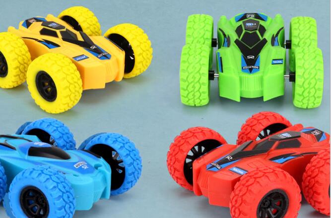 inertial double-sided stunt car children's -resistant toy car model off-road vehicle sliding dump truck