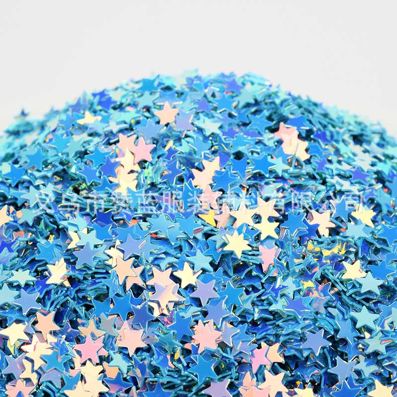 4mm vijfpuntige ster nagellak sequin crystal modder DIY handgemaakte materiaal glitter oogmake-up patch glitter bruiloft party gooi