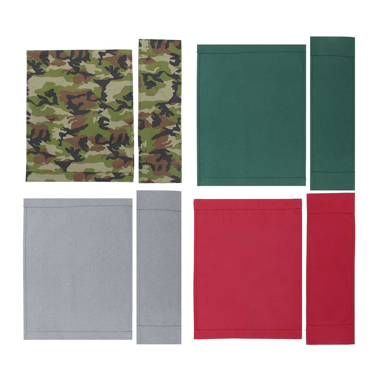 Housse de protection de dossier de siège en toile pour chaise de réalisateur décontractée, 4 couleurs, kit de remplacement pour extérieur, jardin, maison, tissu