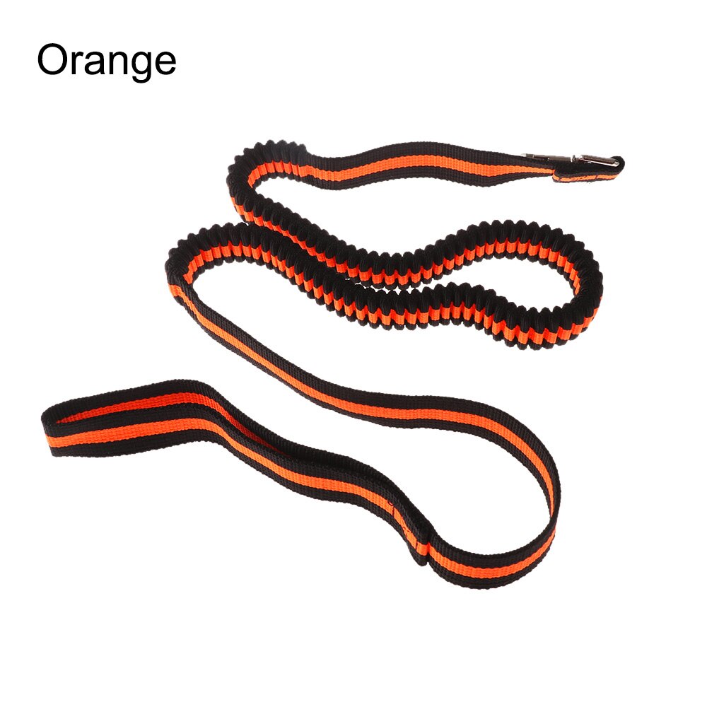 120cm Hond Wandelen Elastische Bungee Leash Hand Gratis Honden Riemen Met Handvat Puppy Kraag Outdoor Huisdier Running Training Leads: Orange