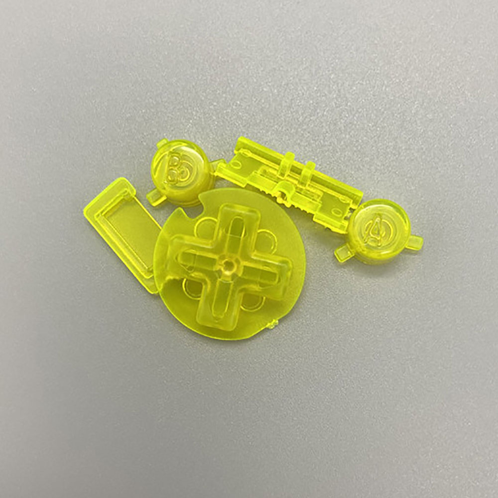 JCD 1set For Gameboy Color GBC Button A B D-pad Direction Operation Key Replacement Parts: green