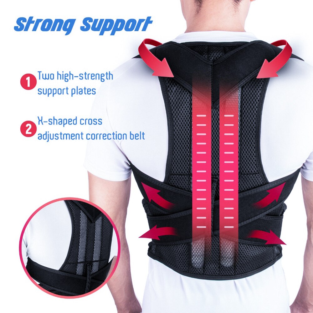 Humpback Correction Back Brace Spine Back Orthosis Scoliosis Lumbar Support Spinal Curved Orthosis Fixation For Posture Correct