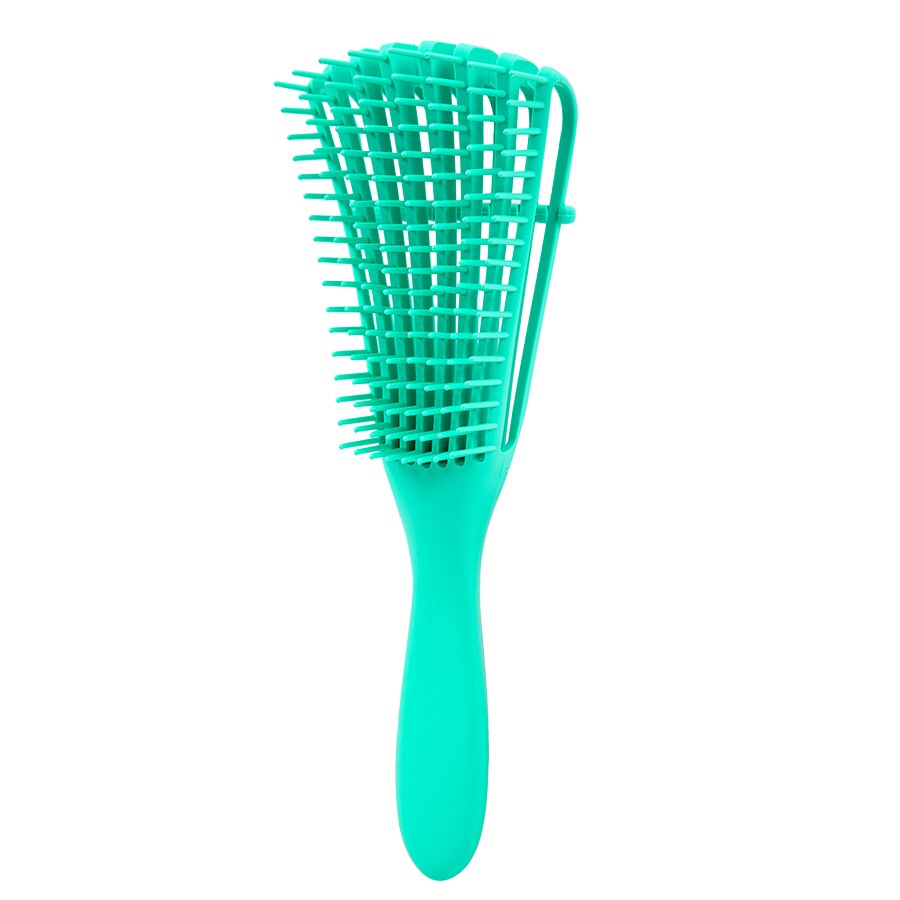Hair Detangling Brush For Easy Detangler Curly Hair Scalp Massage Hair Comb For Afro Textured Wet Dry Kinky Wavy Hair Women: Bazhua Blue