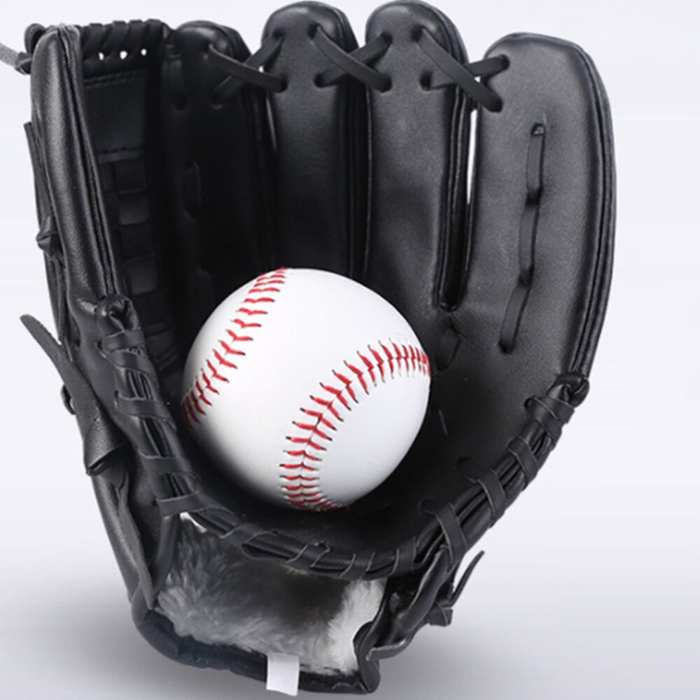 1Pc Honkbal Handschoen Pu Verdikte Handschoen Pitcher Training Handschoen Geen Baseball Voor Kid