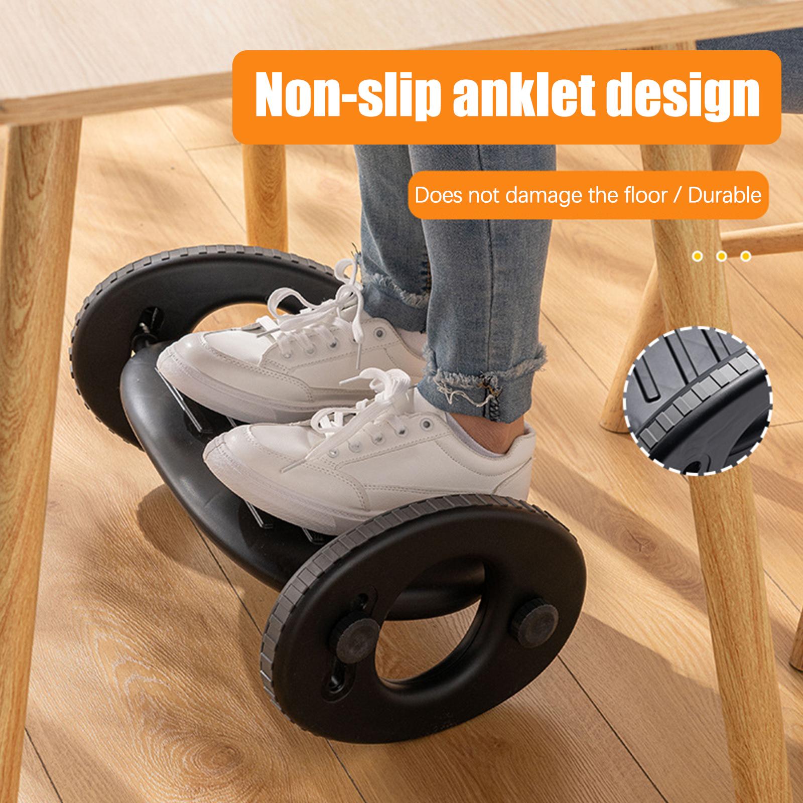 Ergonomic Foot Rest under Desk Adjustable Height for Living Room Kids Adults Elder