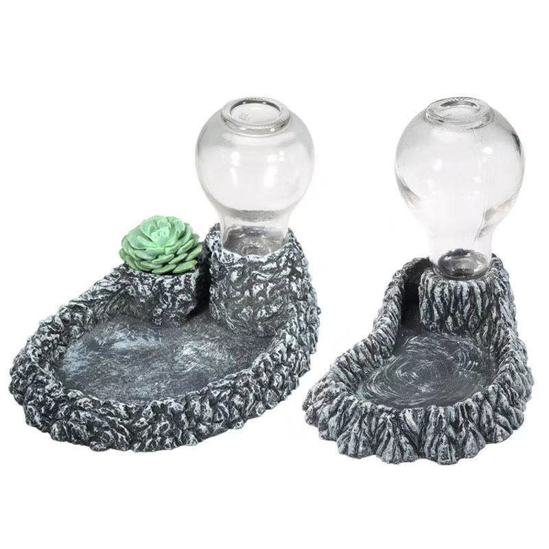 Climbing pet tortoise water basin turtle food basin reptile waterer tortoise bath tub drinking water basin tortoise lizard basin