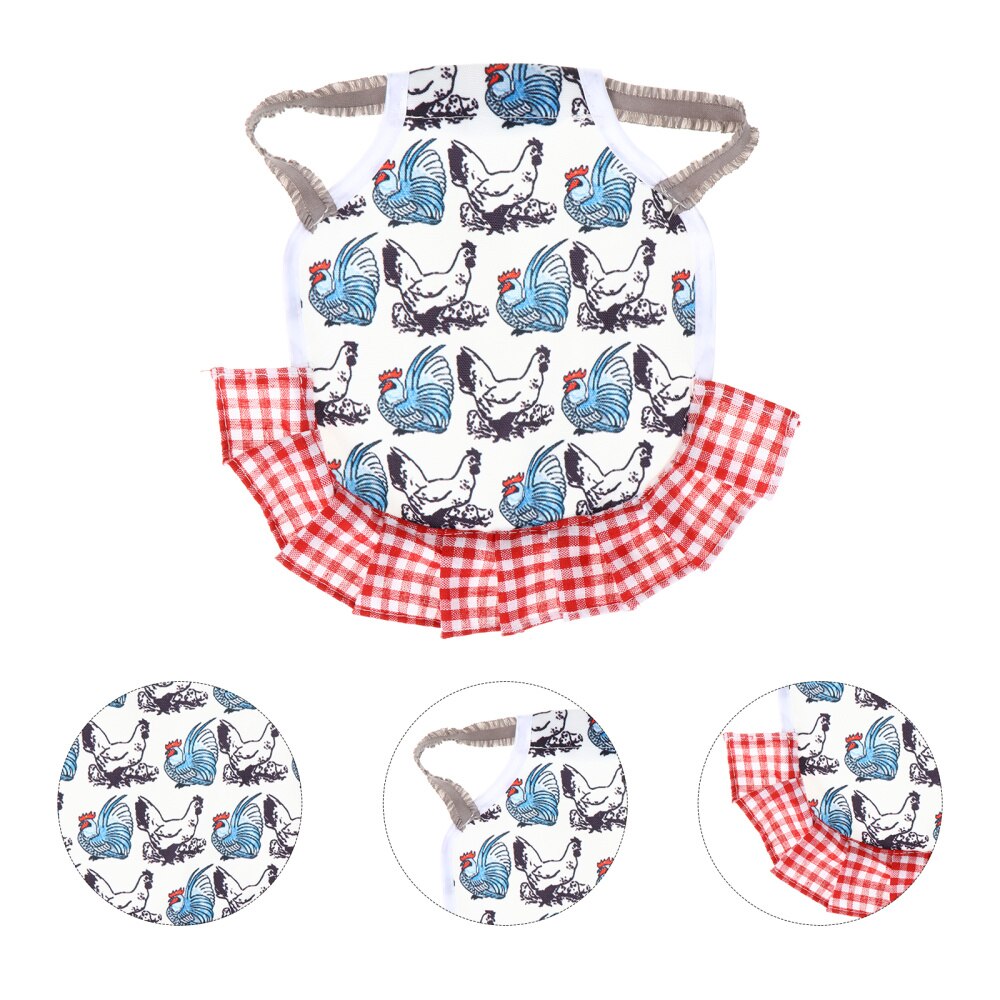 Fixateur de Protection des plumes d'animaux de compagnie, soin de la volaille, Protection de l'aile arrière, tablier pour poule: D