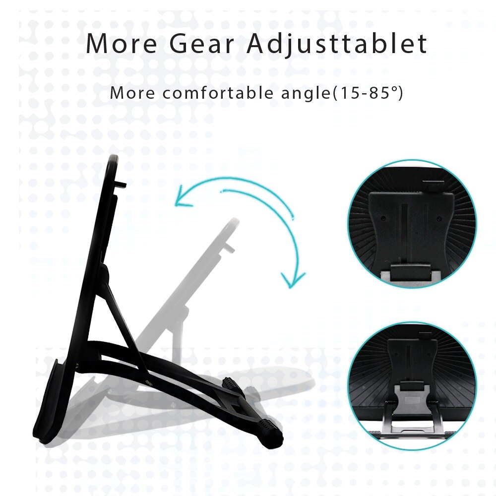 Adjustable Tablet Stand Foldable Desktop Mount Stand For 4.7-18 inches xiaomi ipad huion gaomon wacom tablets pad