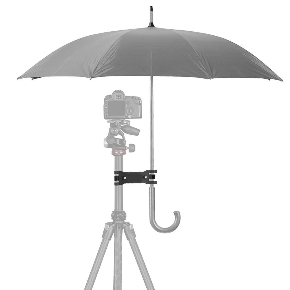 Fixation pince support support extérieur porte-parapluie Photo Fixation Stable photographie accessoire appareil Photo trépied Portable Mini Durable