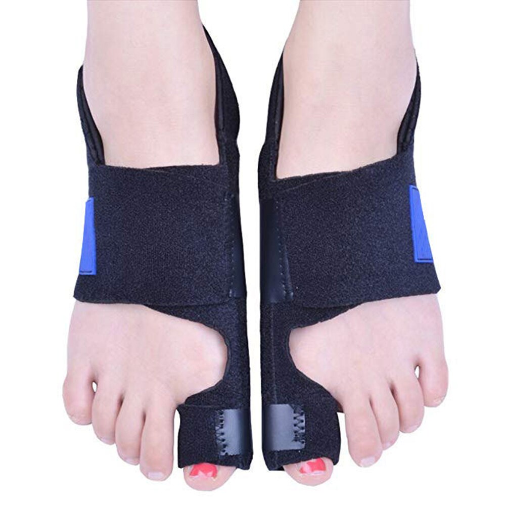 1 Paar Grote Teen Hallux Valgus Corrector Orthotics Voetverzorging Bone Duim Richter Correctie Pedicure Bunion Stijltang: BLACK