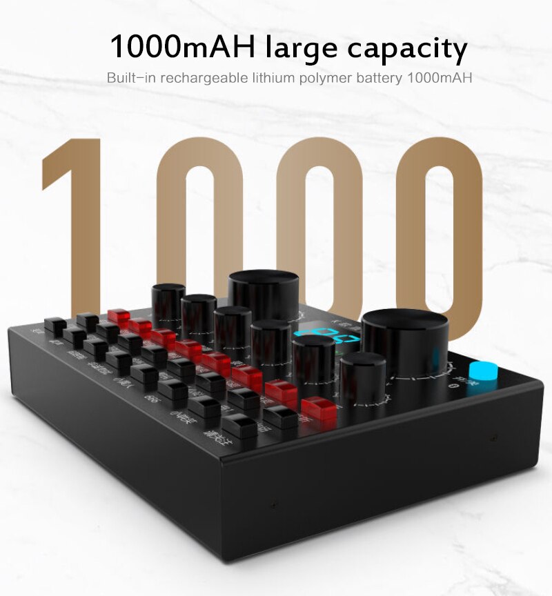 For Cell Phone Computer V8 Plus Bluetooth 4.1 Audio Voice Changer Network Live Broadcast Video Sound Card/voice Changer