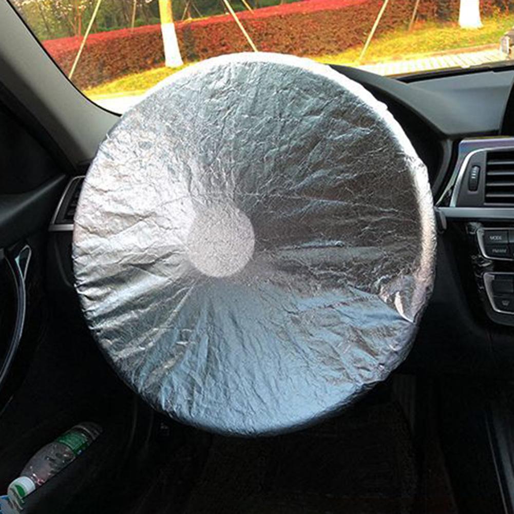 Protector solar para coche, cubierta para parabrisas, cubierta para parasol, cubierta trenzada para volante, bloqueador solar para GM
