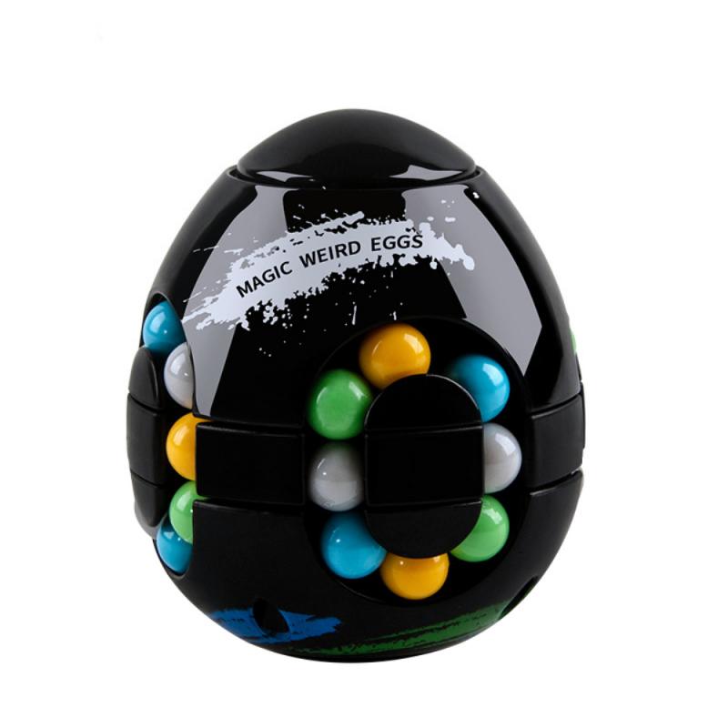 Anti-stress-Cube Rotierenden Spielzeug kinder Finger Gyro Magische Disk Stress Relief Sensorischen Spielzeug eltern-kind-Spielzeug Kreative: A black