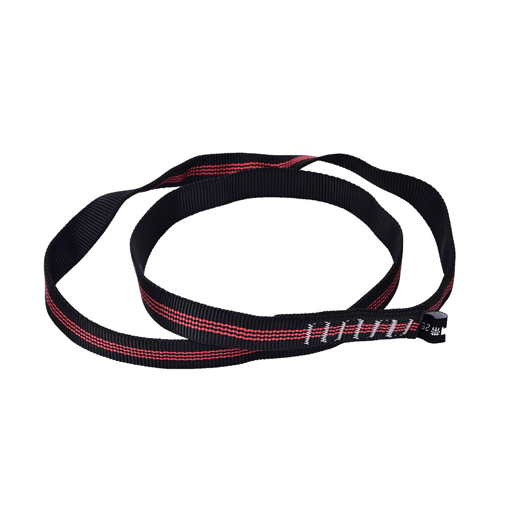 1Pc Climbing Sling Rope Protector 25KN 60cm Nylon Bearing Strap Reinforce Rope Belt Arborist Mountaineering Equipment