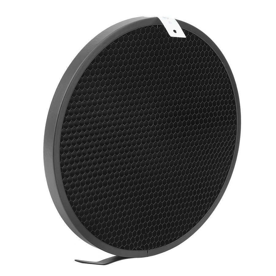 Grille légère noire de réflecteur de Studio de photographie d'alliage d'aluminium pour le réflecteur Standard de caméra de lumière vidéo de diamètre de 16.8cm