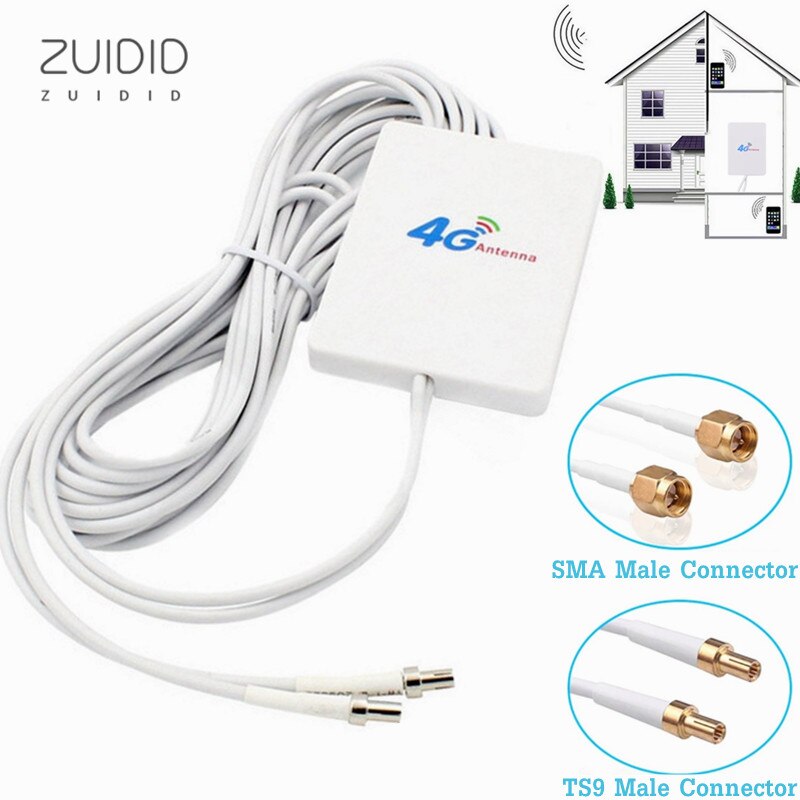 4G/3G Wifi Antenne Versterker 28DBI Gain Lte TS9 Sma Connector Router Signaal Booster Kabel Lengte 3M