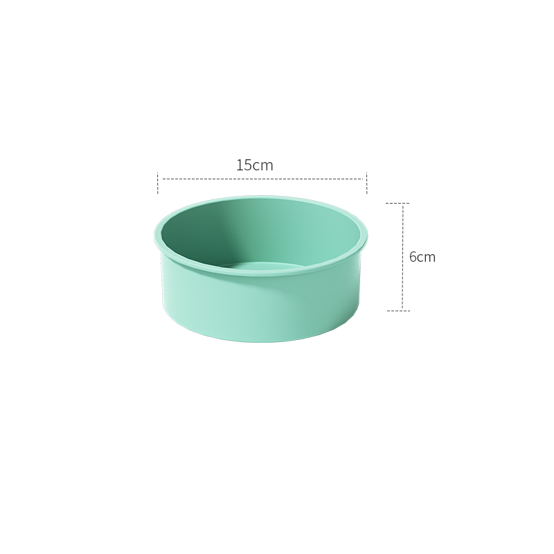 4 6 8 10 Zoll runde Silikon-Kuchenform, antihaftbeschichtet, auslaufsicher, rund, tiefe Käsekuchen-Schicht-Backformen, Kuchendosen für Geburtstags-Tier-Kuchen: violet
